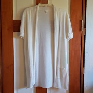 J.Crew cotton short sleeve cardigan size small